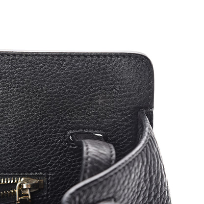 Valentino Garavani Pebbled Calfskin Large JoyLock Satchel Black 8 of 14