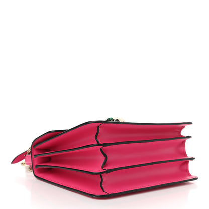 Bulgari Calfskin Serpenti Forever Top Handle Pink 4 of 9