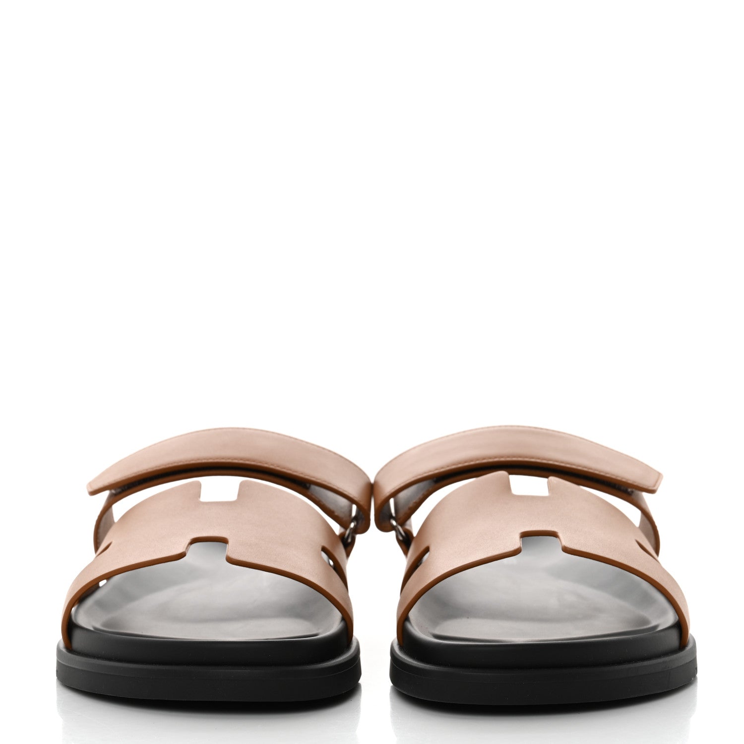 Hermes Calfskin Mens Chypre Sandals 43 Naturel 2 of 9
