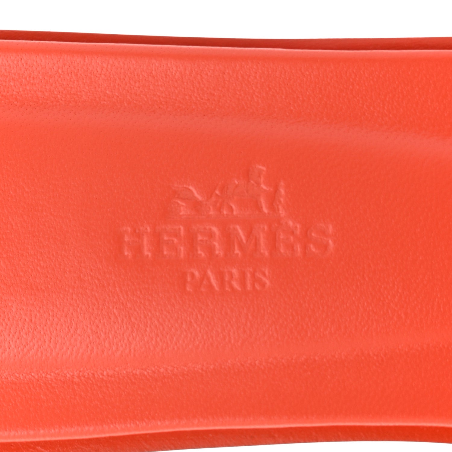 Hermes Epsom Oran Sandals 37.5 Orange Poppy 7 of 13