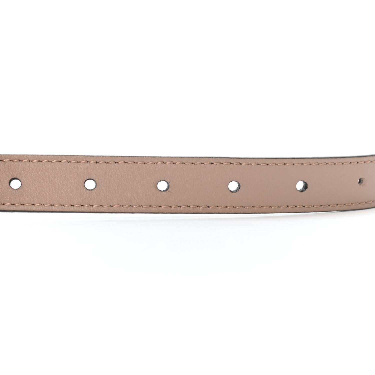 Gucci Moon Calfskin Pearl Double G 20mm Belt 80 32 Porcelain Rose 5 of 8