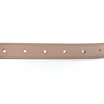 Gucci Moon Calfskin Pearl Double G 20mm Belt 80 32 Porcelain Rose 5 of 8