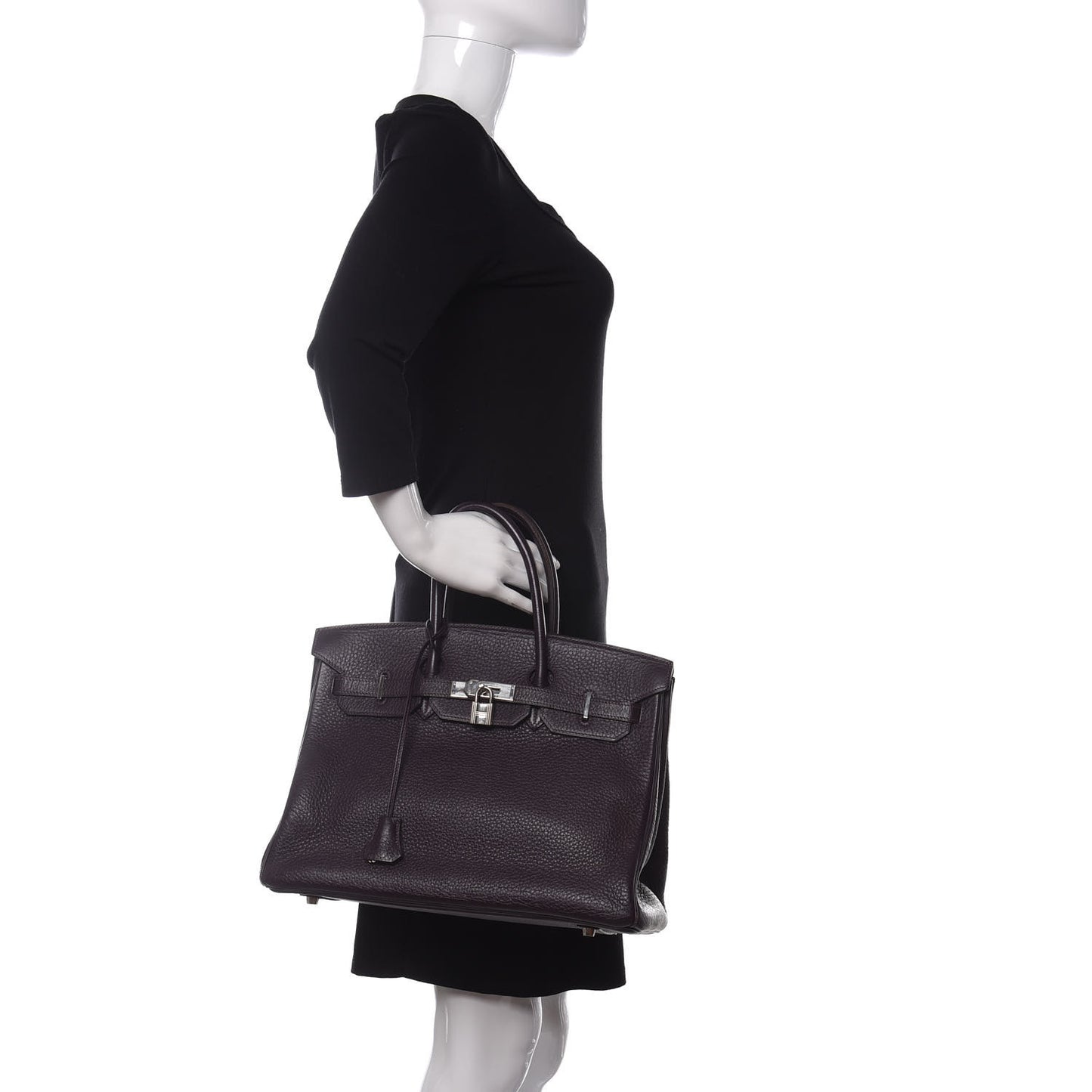 Taurillon Clemence Birkin 35 Raisin