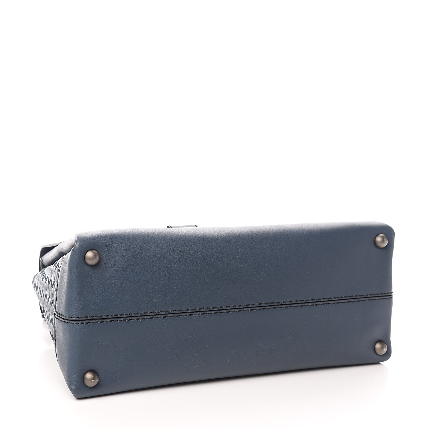 Bottega Veneta Nappa Medium Piazza Bag Denim 4 of 9