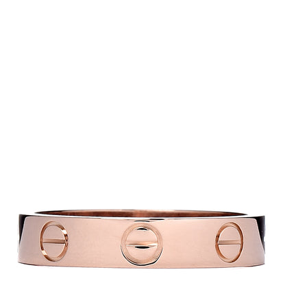 Cartier 18K Pink Gold 3.5mm LOVE Wedding Band Ring 49 4.75 3 of 4