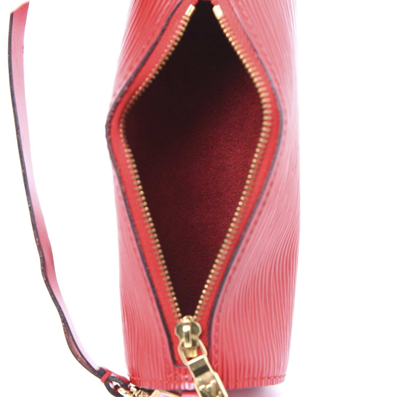 Louis Vuitton Epi Soufflot Pochette Castillan Red 4 of 10