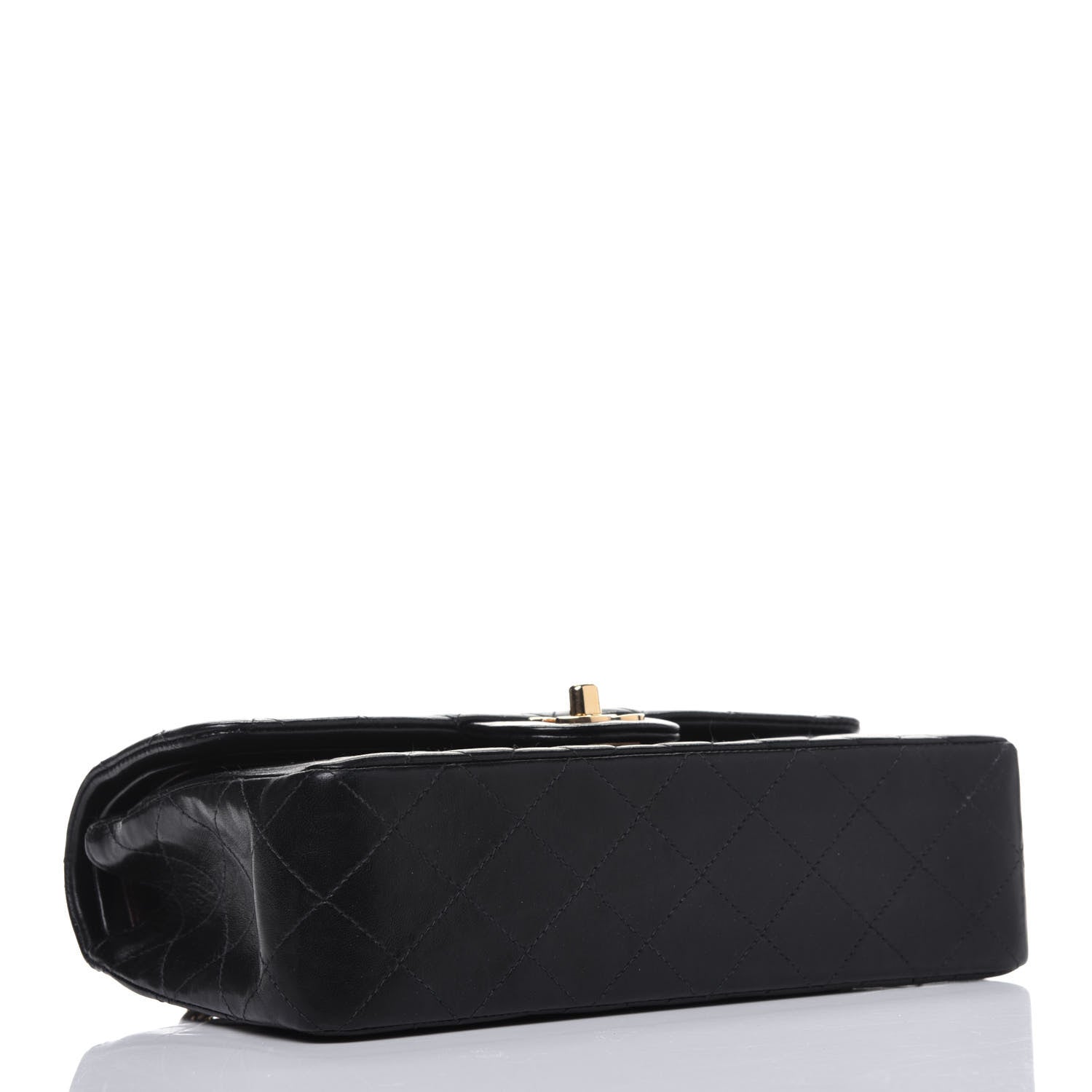 Chanel Lambskin Quilted Small Double Flap Black 4 of 18
