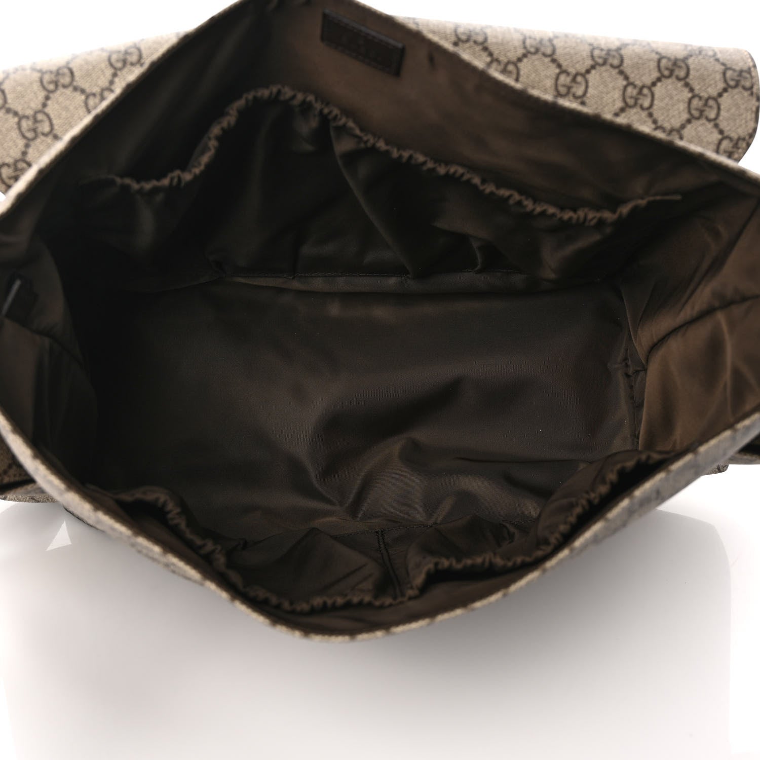 Gucci GG Plus Monogram Messenger Diaper Bag Dark Brown 5 of 9