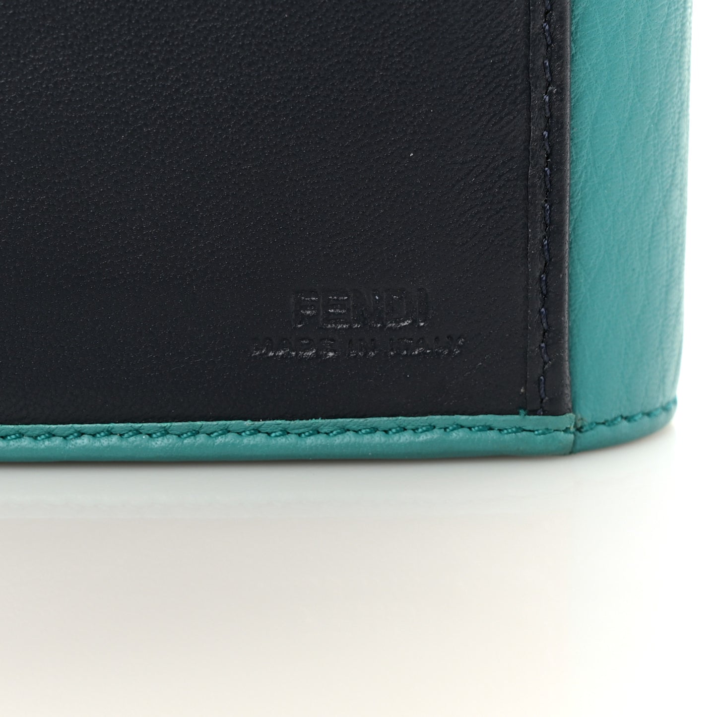 Calfskin Tortoise Peekaboo Continental Wallet Turquoise