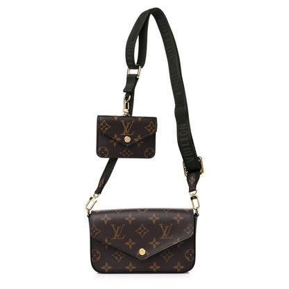 Louis Vuitton Monogram Felicie Strap & Go Kaki 1 of 10