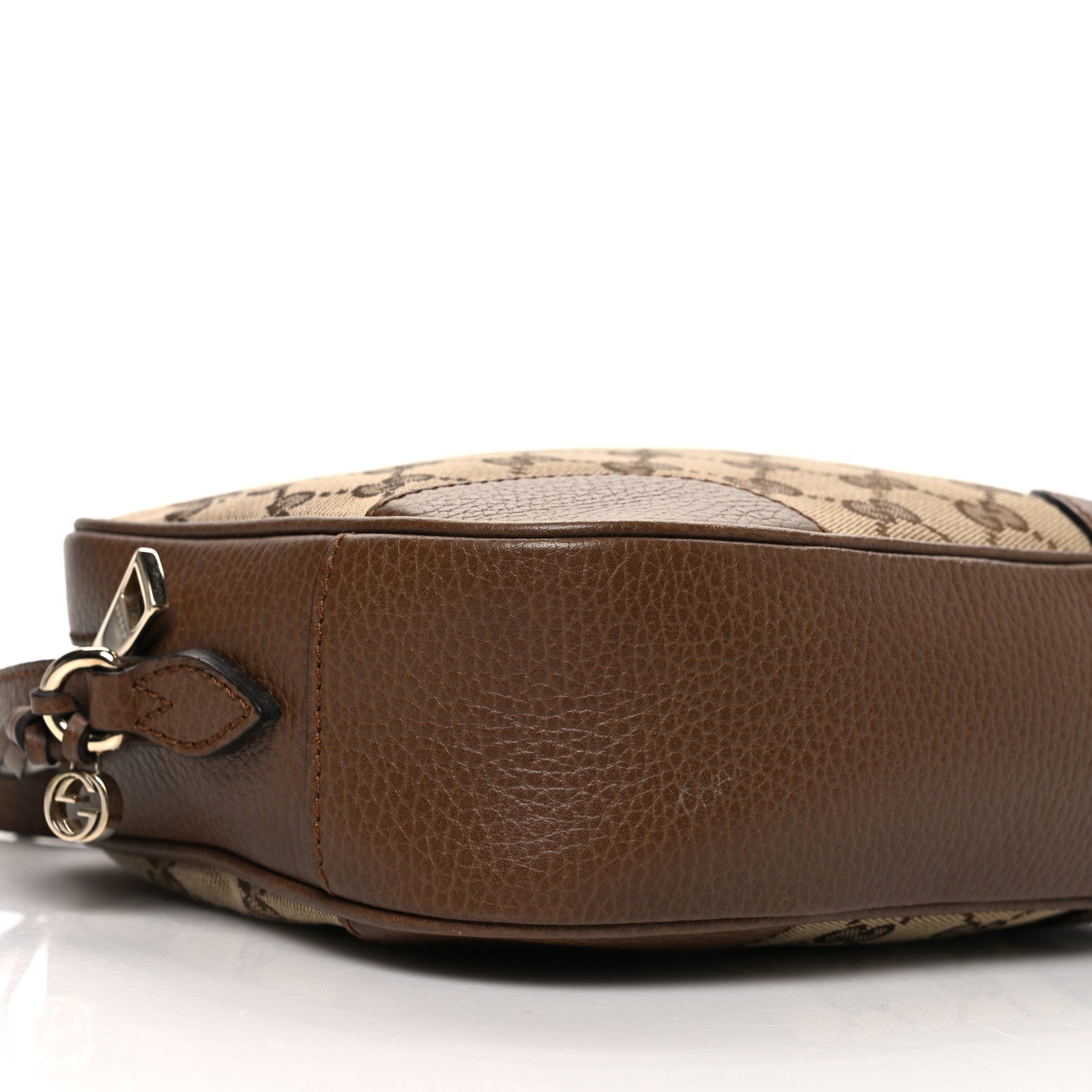 Gucci Monogram Mini Bree Messenger Bag Beige Tabacco 9 of 10