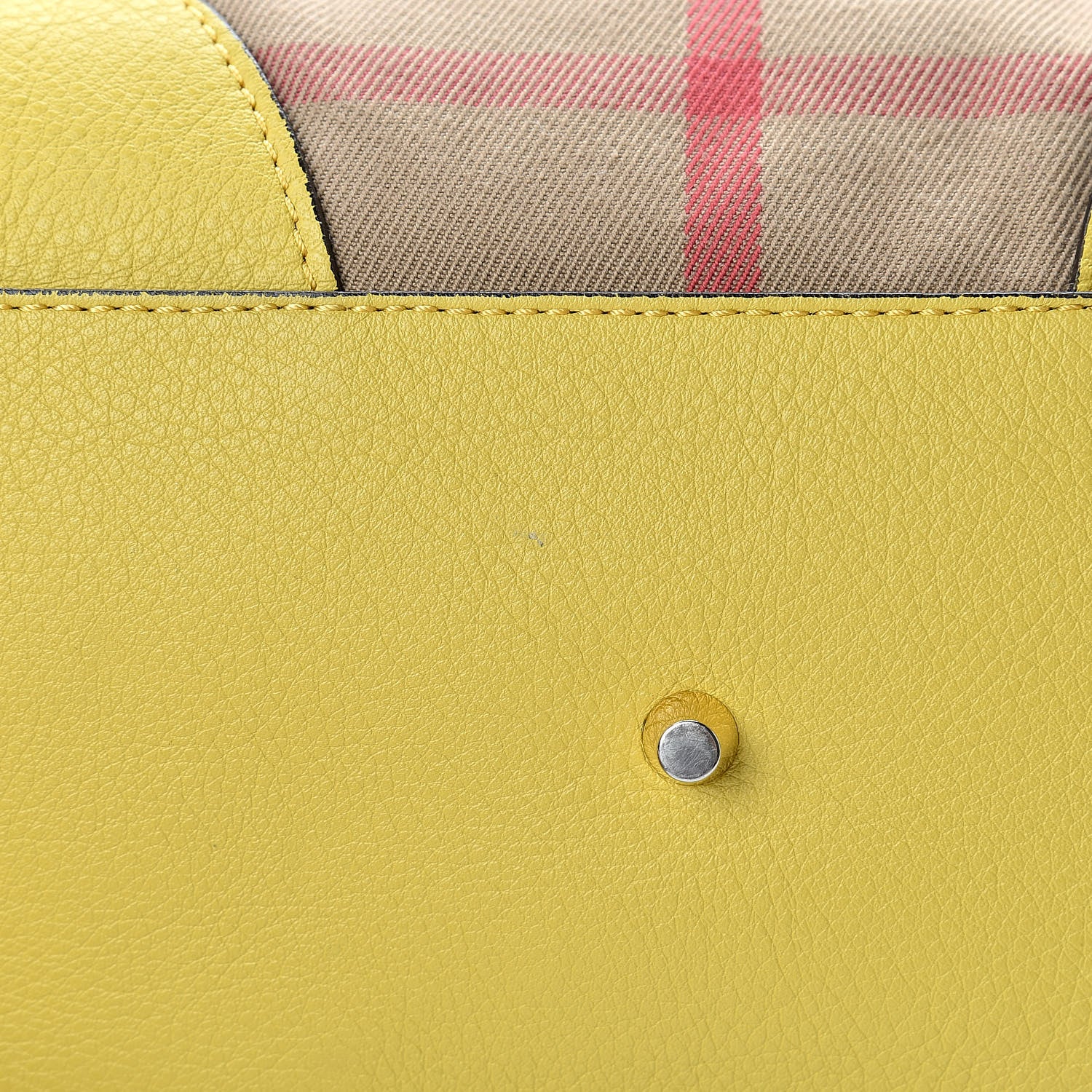 Burberry House Check Small Canterbury Tote Yellow 16 of 18