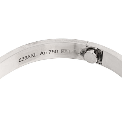 Cartier 18K White Gold LOVE Bracelet 16 7 of 9