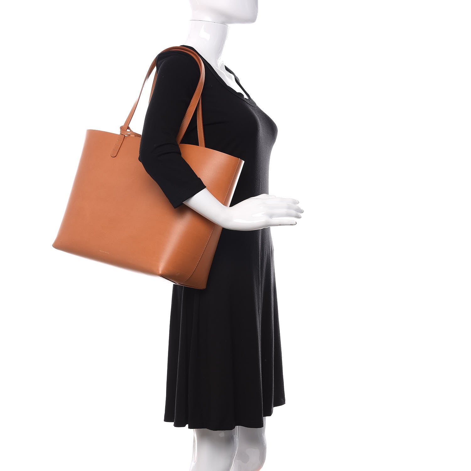 Mansur Gavriel Calfskin Large Shopping Tote Cammello Rosa 2 of 13