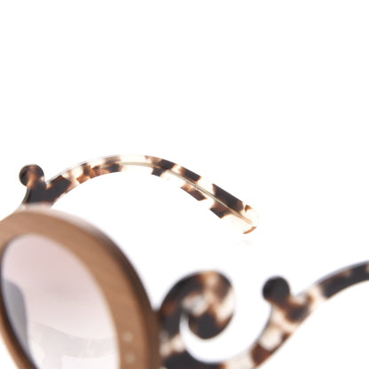 Prada Wooden Baroque Sunglasses SPR 27R Nut Canaletto 5 of 7