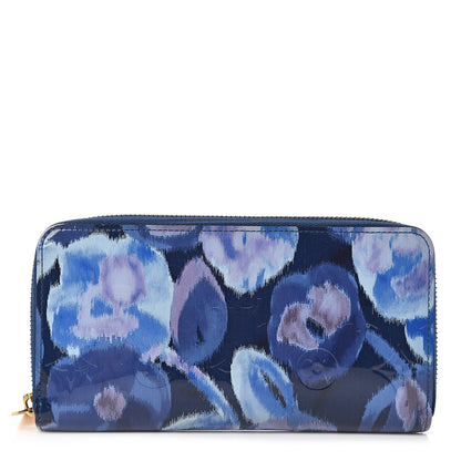 Louis Vuitton Vernis Ikat Zippy Wallet Grand Blue 1 of 8
