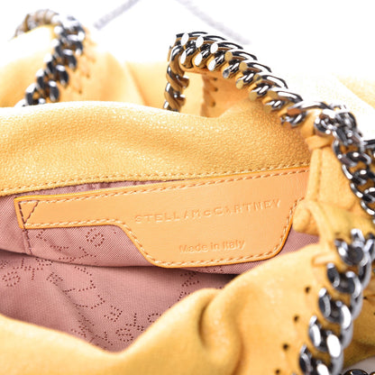 Stella McCartney Shaggy Deer Falabella Mini Fold Over Tote Yellow 7 of 11