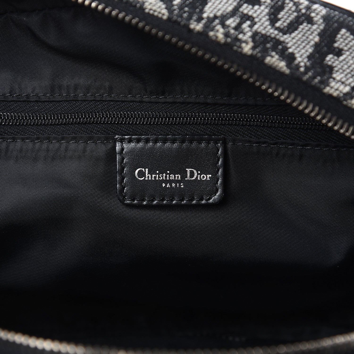 Christian Dior Monogram Mini Saddle Bowler Black 6 of 11