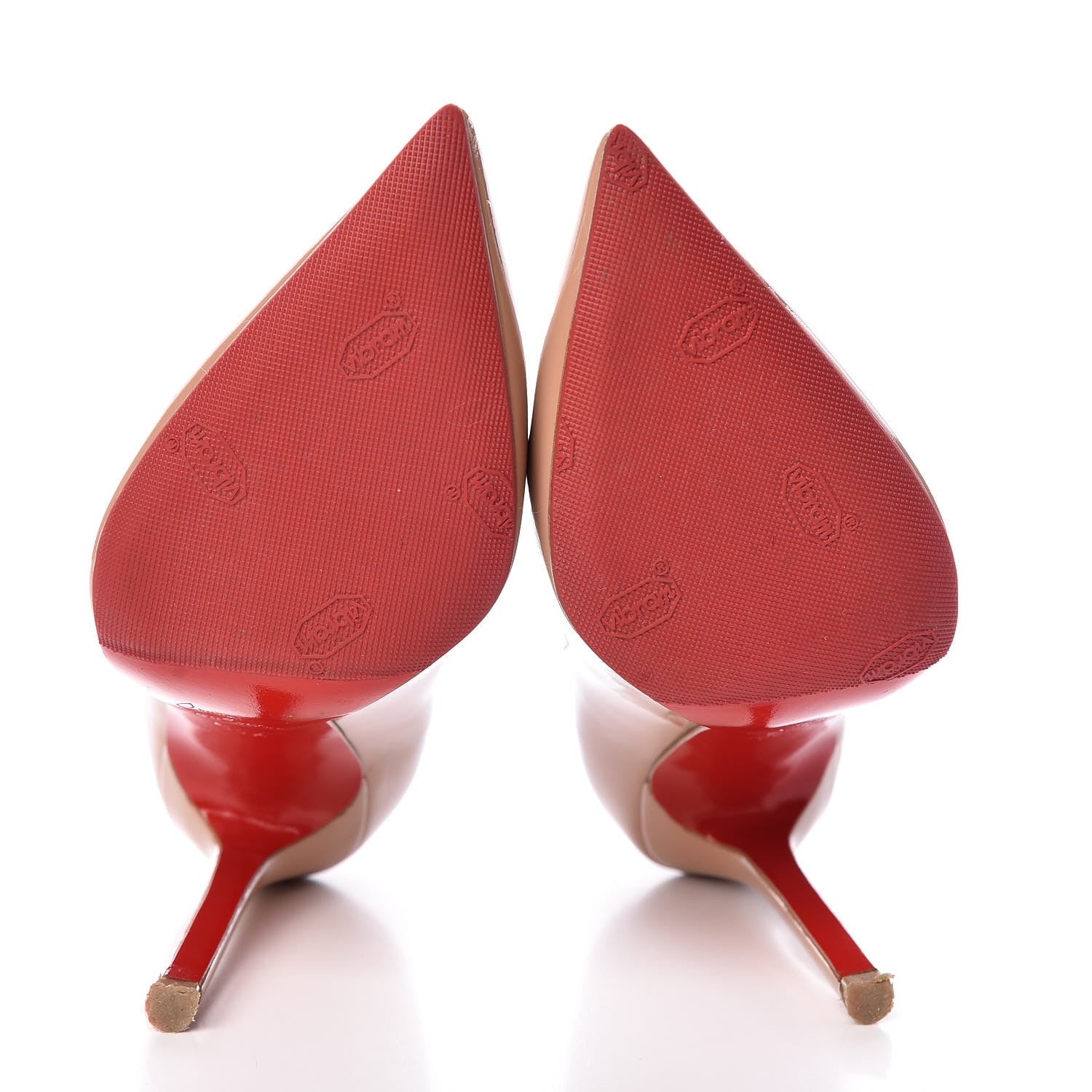Christian Louboutin Patent Pigalle 120 Pumps 35.5 Nude 7 of 11