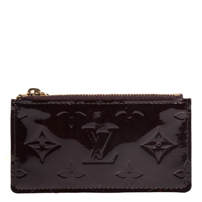 Louis Vuitton Vernis Pochette Key Pouch Amarante 1 of 8