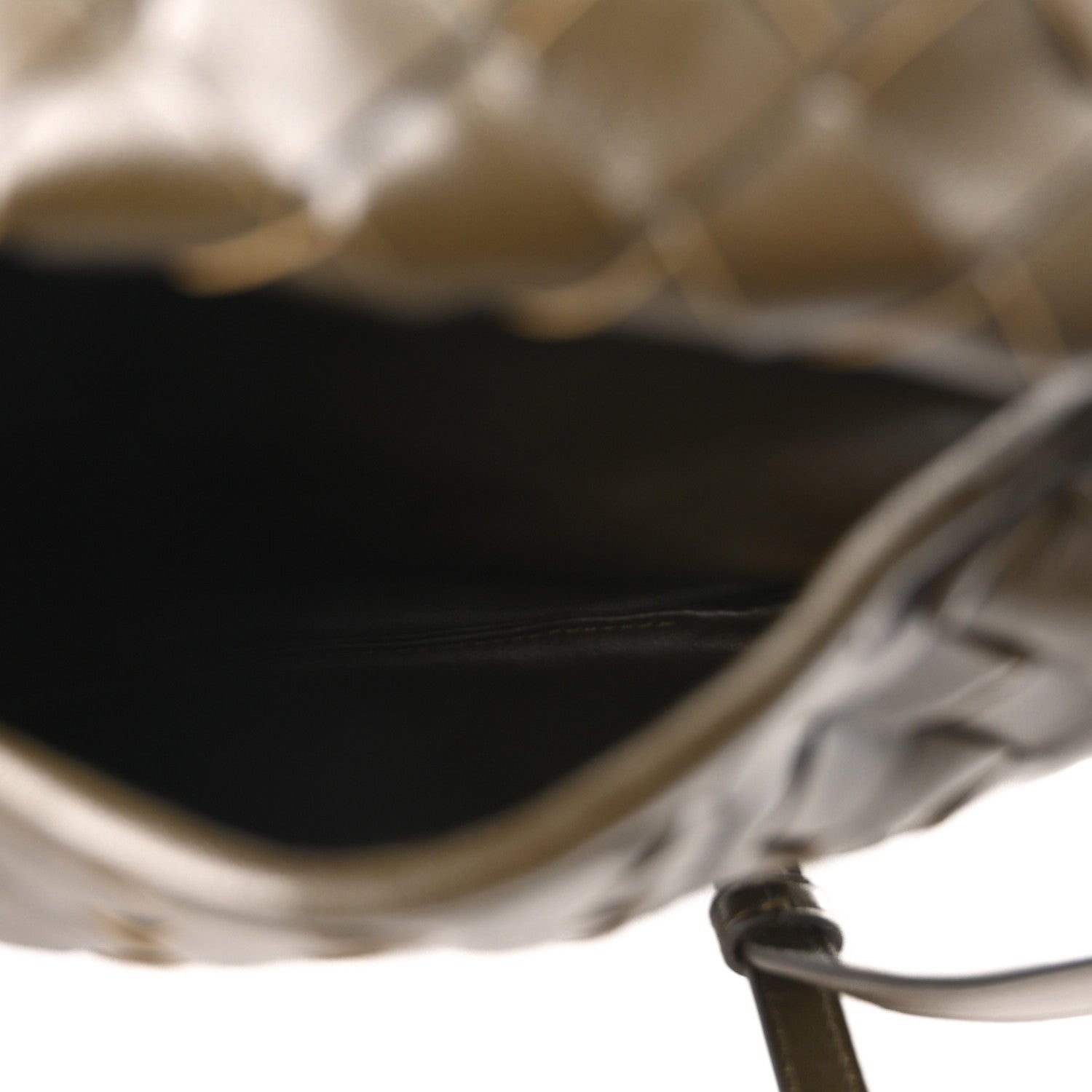 Bottega Veneta Calfskin Intrecciato Mini Hop Khaki 5 of 9