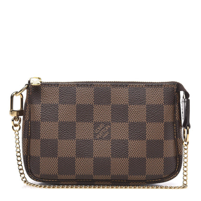 Louis Vuitton Damier Ebene Mini Pochette Accessories 1 of 9