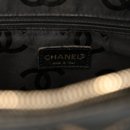 Chanel Calfskin Wild Stitch Vertical Top Handle Bag Black 5 of 9