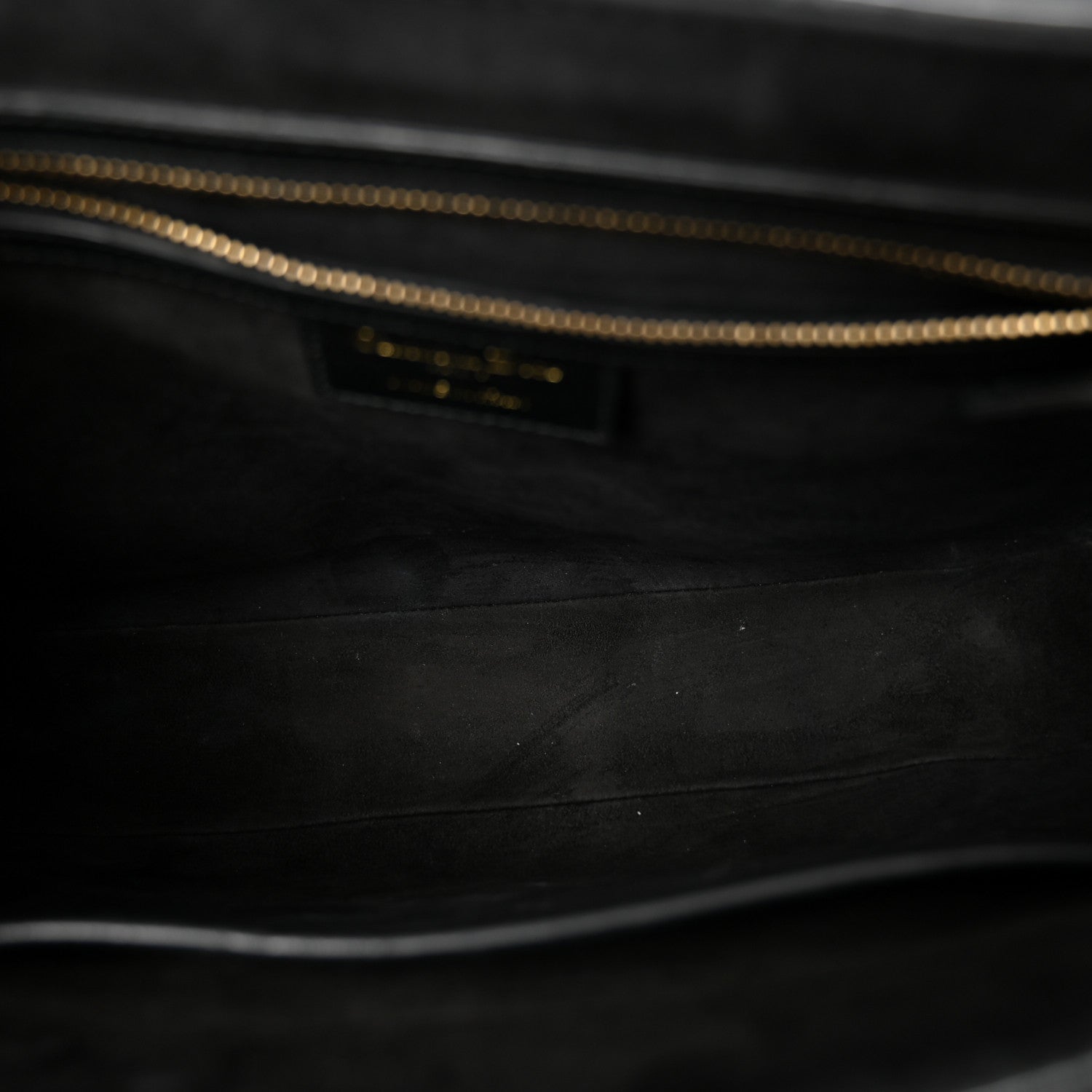 Christian Dior Calfskin D Fence Saddle Bag Black 5 of 10