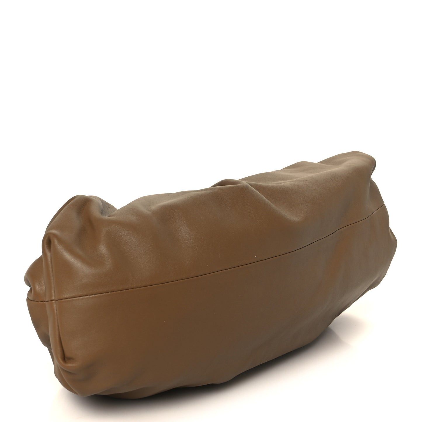 Smooth Butter Calf The Pouch Oversized Clutch Teak