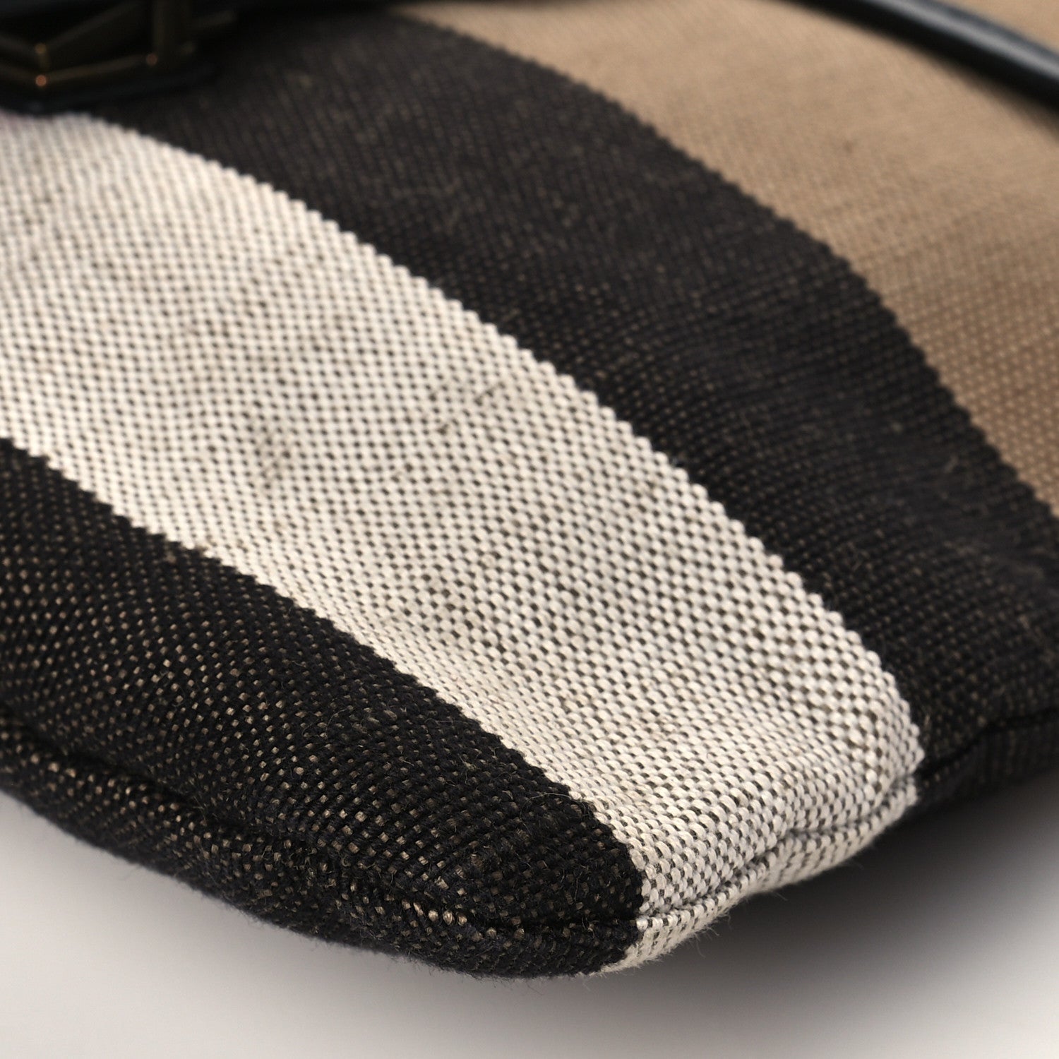 Burberry Canvas Mega Check Everson Crossbody Black 10 of 10