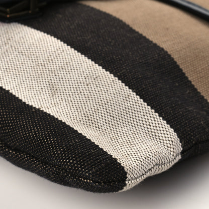 Burberry Canvas Mega Check Everson Crossbody Black 10 of 10