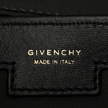 Givenchy Cotton Canvas Calfskin Medium 4G Crossbody Black Beige 6 of 11