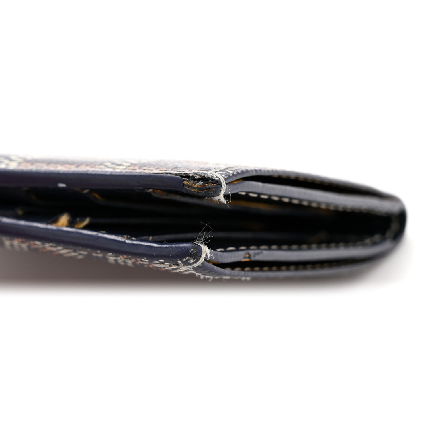 Goyard Goyardine Saint Pierre Card Holder Navy 1816919 – FASHIONPHILE