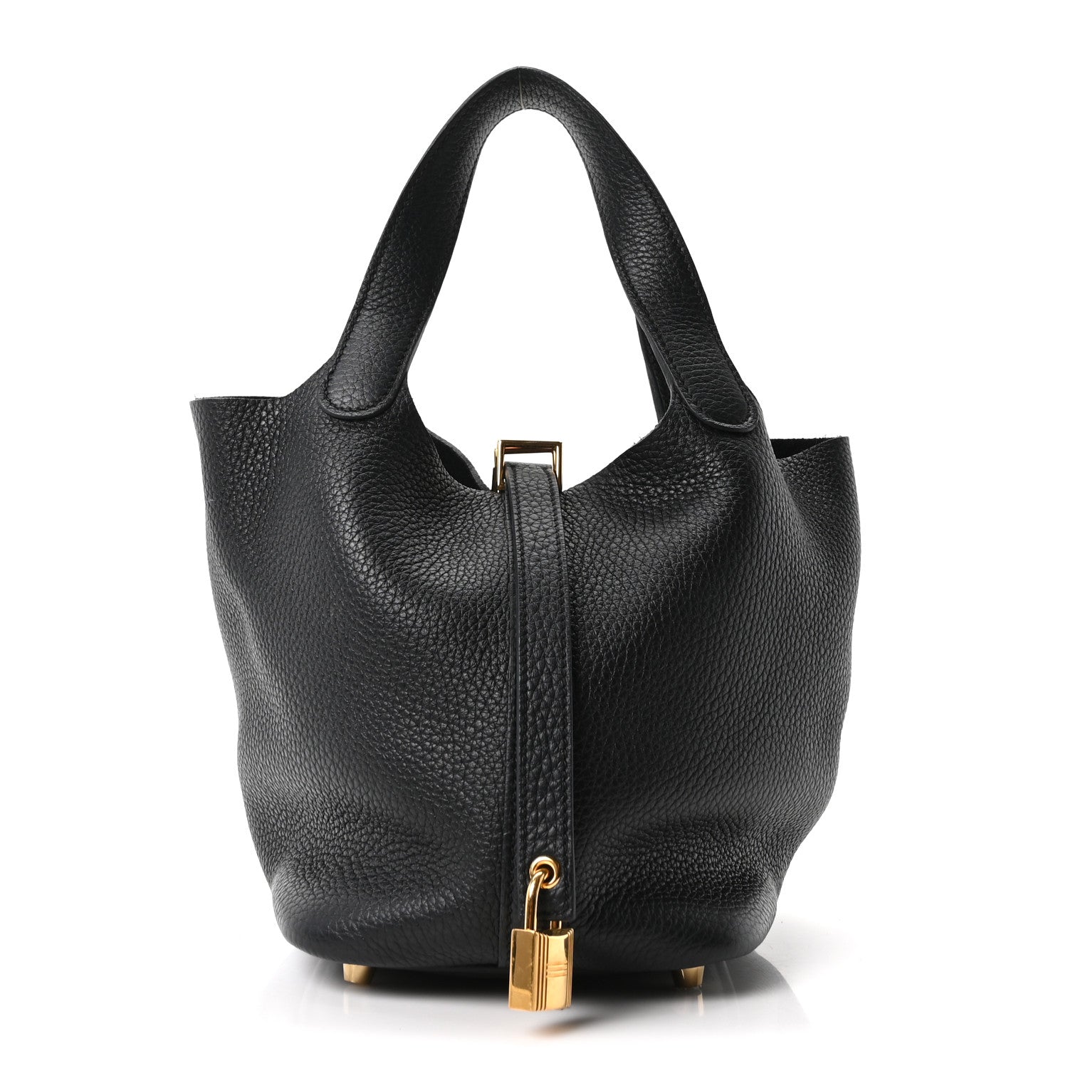 Hermes Taurillon Clemence Picotin Lock 18 PM Black Black 2 of 21