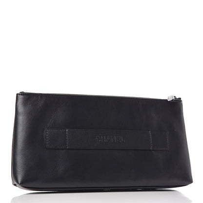 Chanel Metallic Calfskin Keyboard Pouch Black 3 of 11