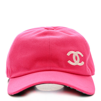 Chanel Cotton CC Cap Hat Fuchsia 3 of 8