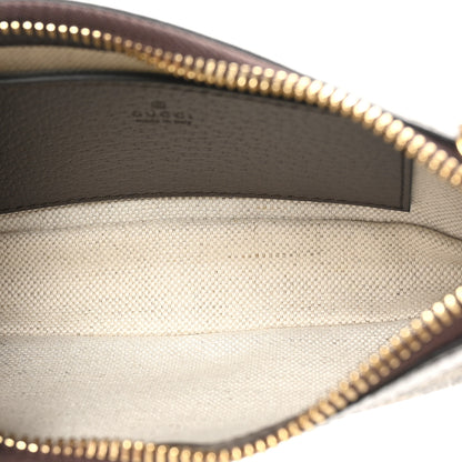 Gucci GG Supreme Monogram Textured Dollar Calfskin Mini Ophidia Chain Bag Beige Ebony 5 of 10