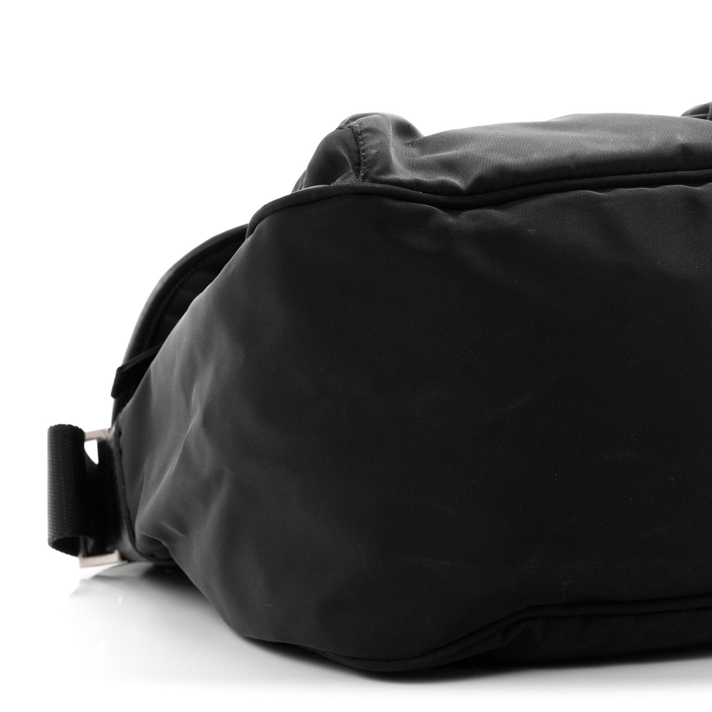 Nylon Vela Sport Messenger Bag Black