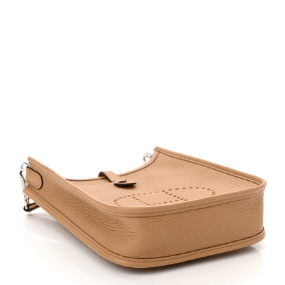 Hermes Taurillon Clemence Amazone Evelyne TPM Chai 4 of 11
