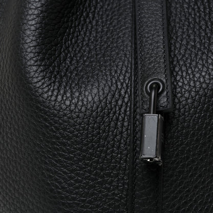 Hermes Taurillon Clemence Monochrome Picotin Lock 18 PM Black 7 of 11