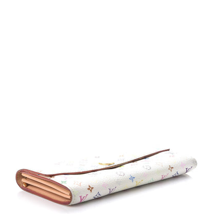 Louis Vuitton Monogram Multicolor Sarah Wallet White 4 of 18
