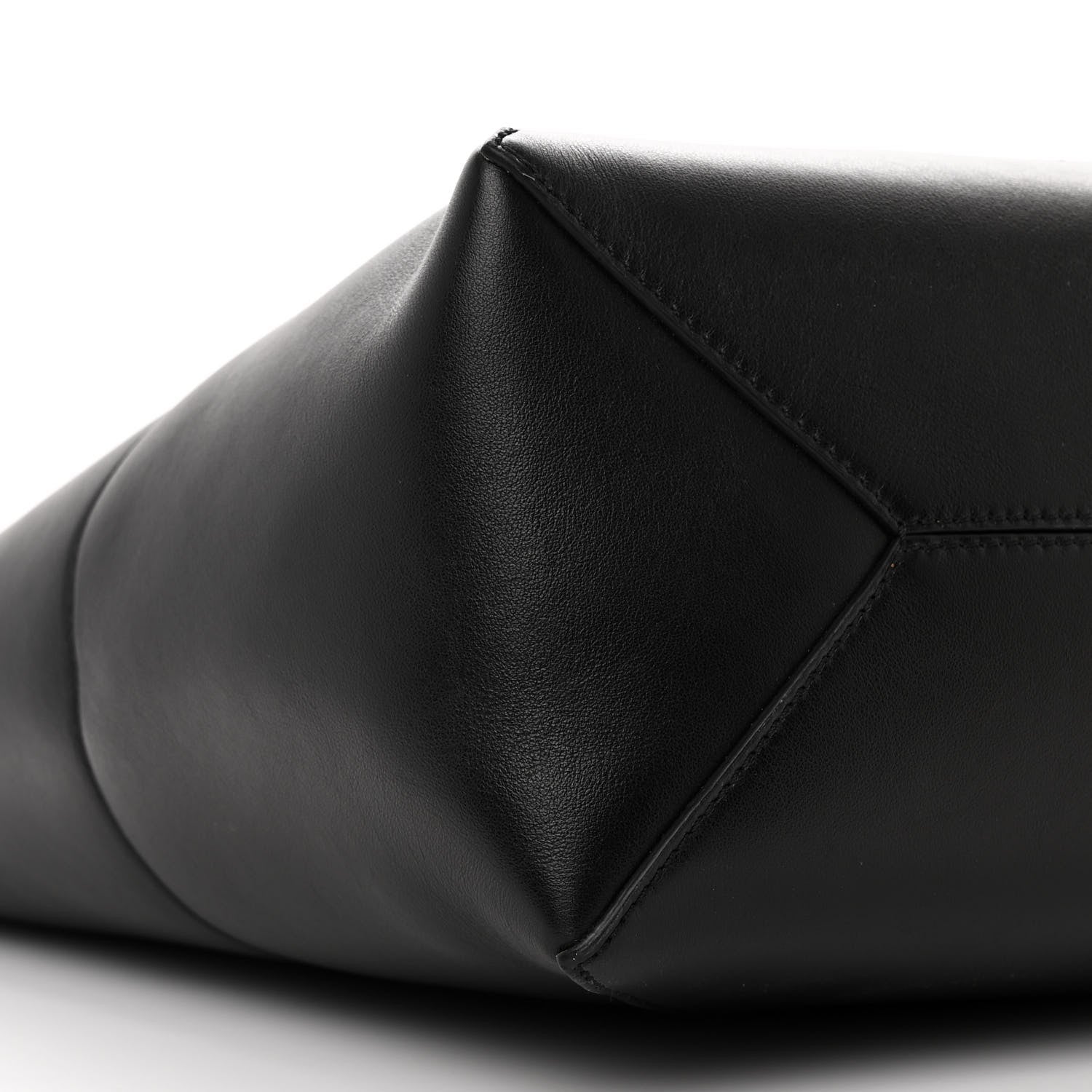 Loewe Shiny Calfskin Medium Puzzle Fold Tote Black 9 of 12