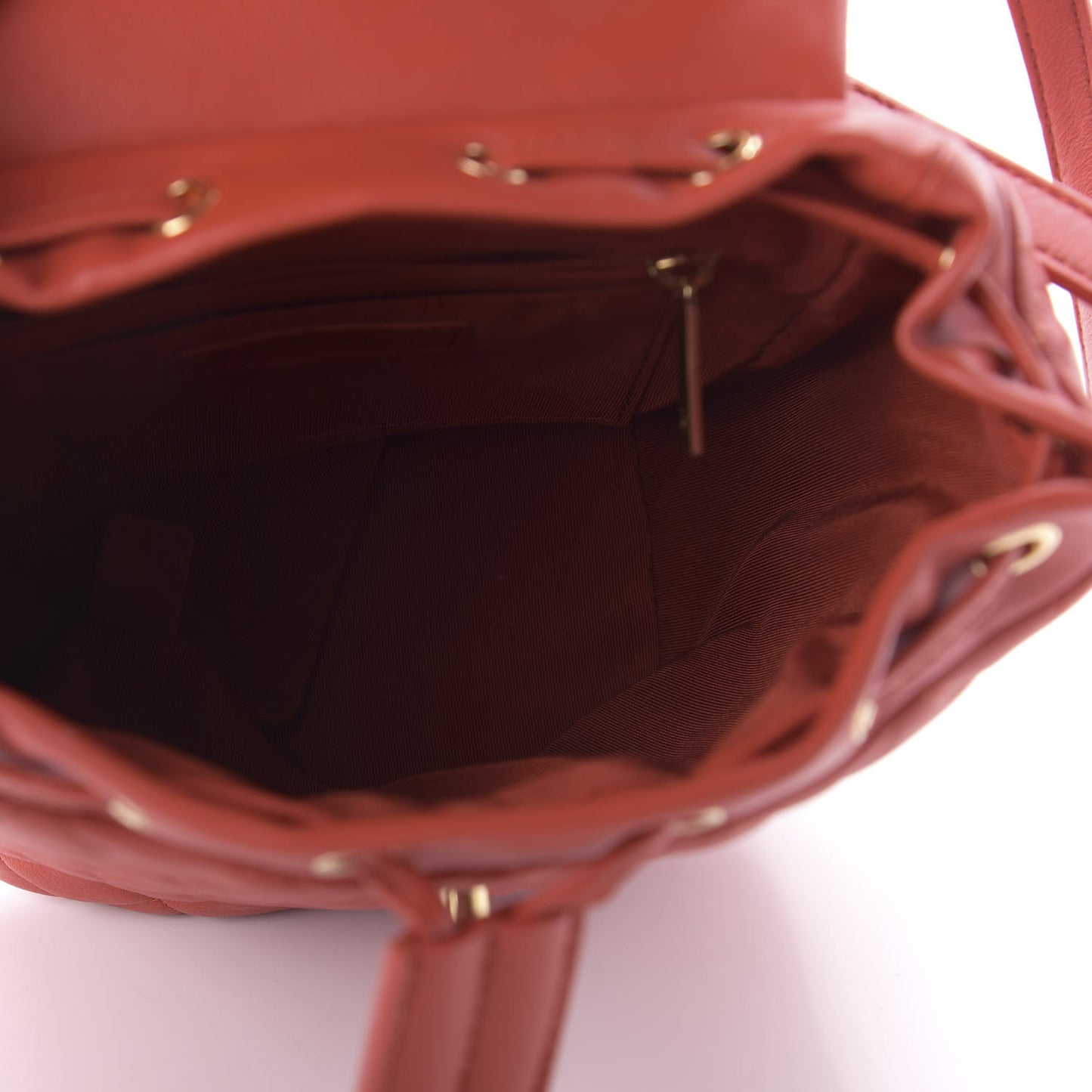 Calfskin Quilted Mini Urban Spirit Backpack Red