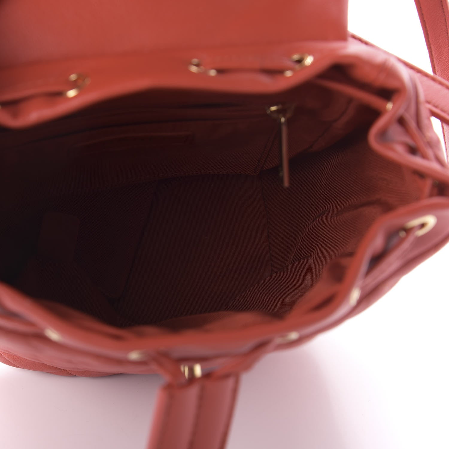 Chanel Calfskin Quilted Mini Urban Spirit Backpack Red 4 of 9