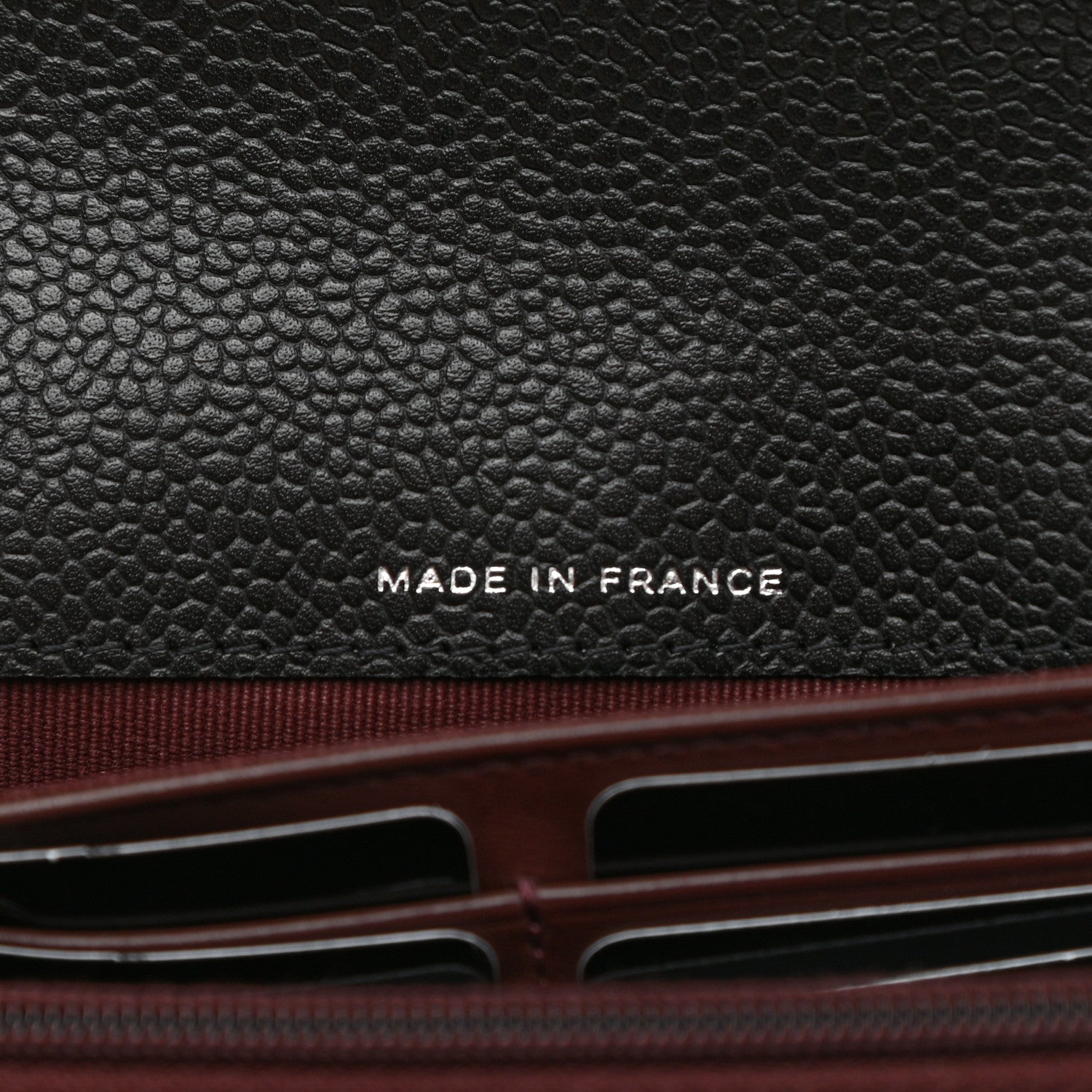 Chanel Caviar Quilted Large Gusset Flap Wallet Black 7 of 9