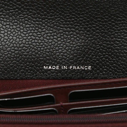 Chanel Caviar Quilted Large Gusset Flap Wallet Black 7 of 9