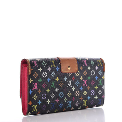 Louis Vuitton Monogram Multicolor Sarah Noeud Wallet Black Grenade 3 of 10