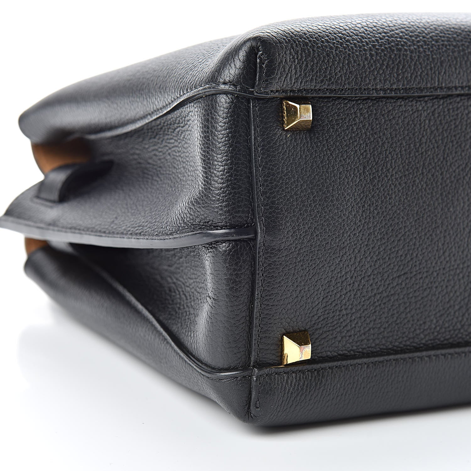 MCM Grained Calfskin Medium Milla Tote Black 11 of 14