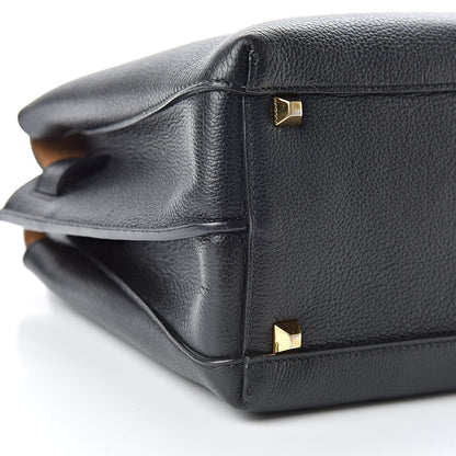MCM Grained Calfskin Medium Milla Tote Black 11 of 14