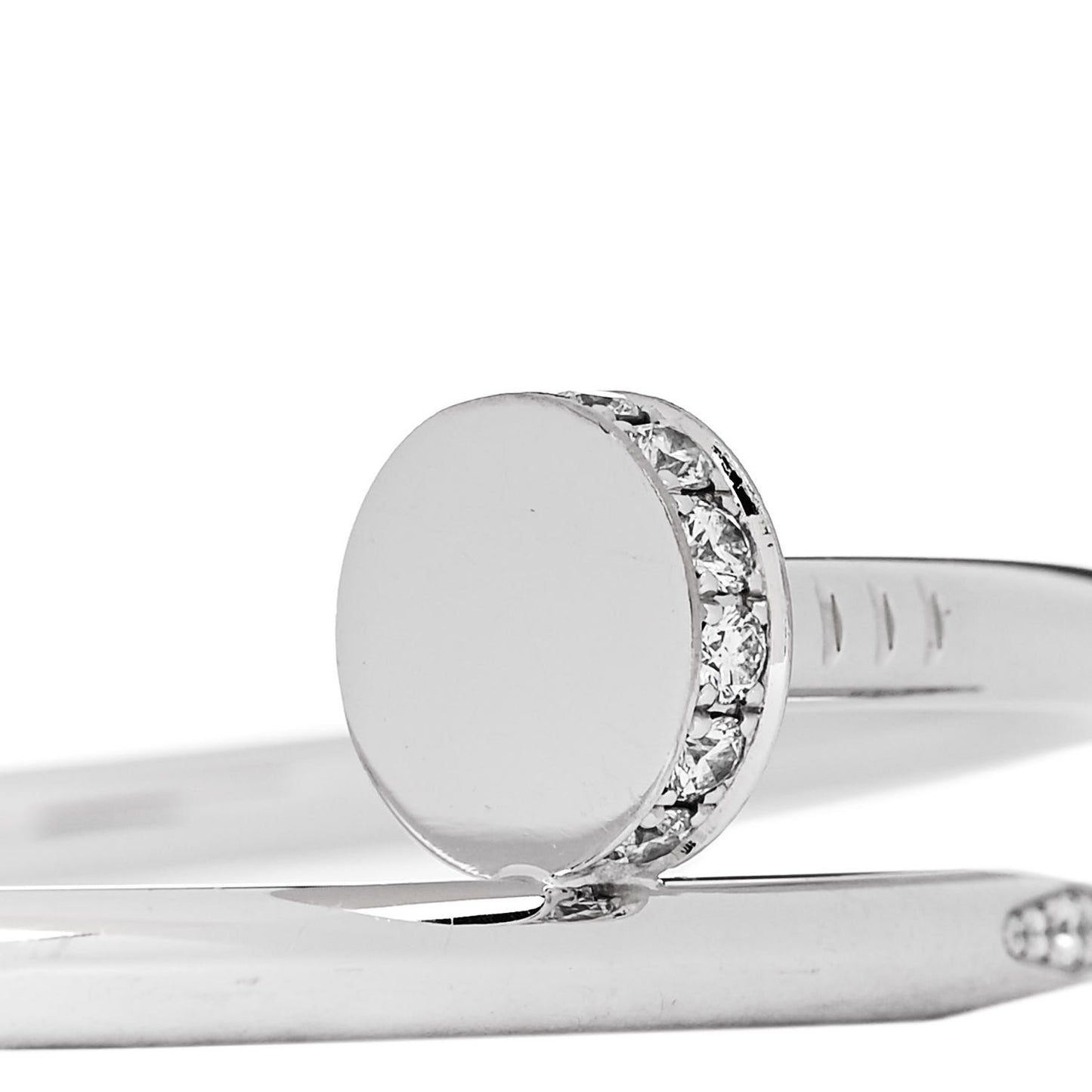 18K White Gold Diamond Juste Un Clou Bracelet 18